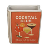 Vase Book Cocktail Club Dolomite Orange 15x5.5x18