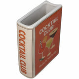 Vase Book Cocktail Club Dolomite Orange 15x5.5x18