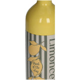 Vase Limoncello Bottle Earthenware Gelb