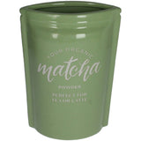 Vase Matcha Fine Earthenware Green 16x9x22.5cm