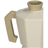Vase Percolator Earthenware Ivory 17.5.x11.5x25cm