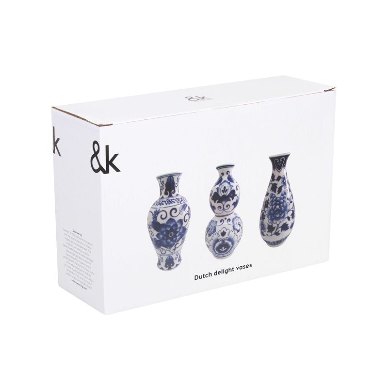 Vase dutch delight set of 3