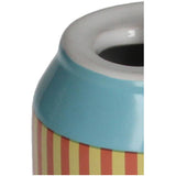 Vase seltz tin earthenware Blue 7x7x11.3cm