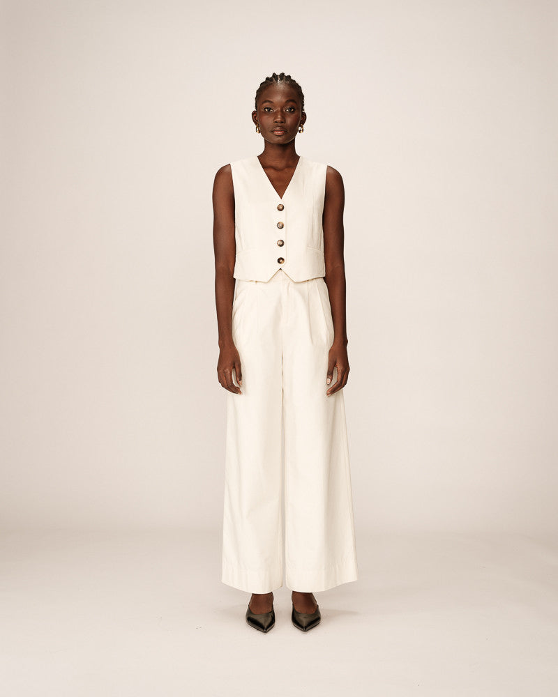 WAISTCOAT ECRU PENN