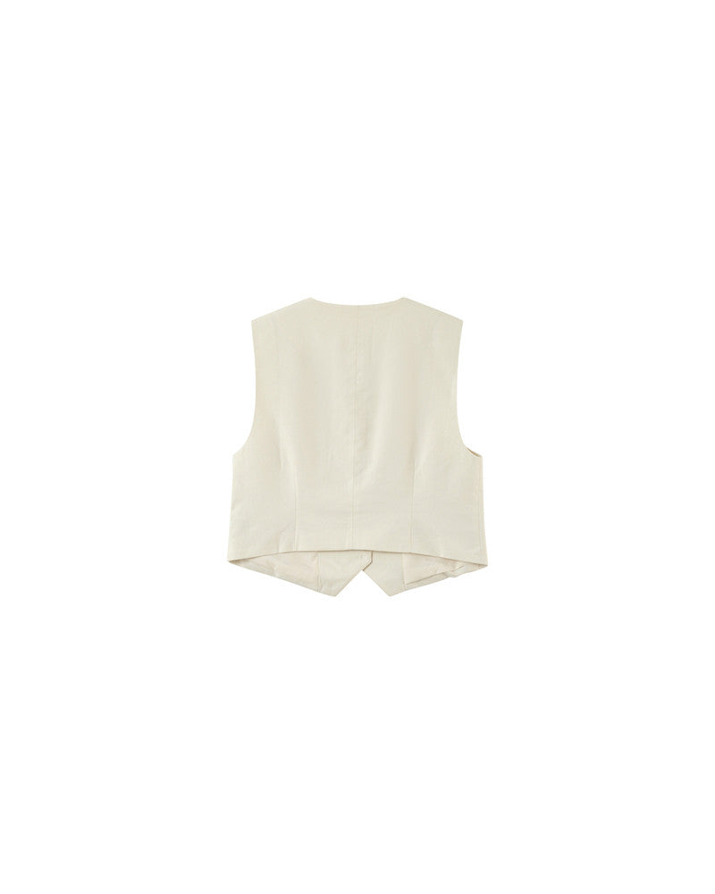 WAISTCOAT ECRU PENN