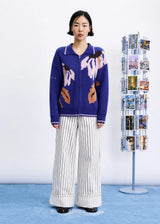 WANDO CARDIGAN - ELECTRIC BLUE
