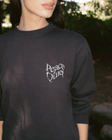 WARPED CREWNECK - BLACK