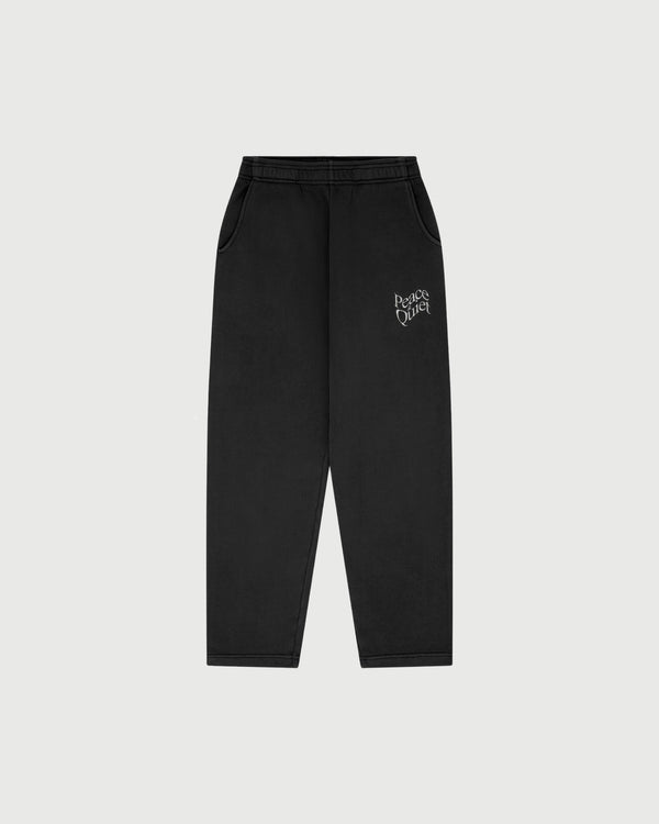 WARPED SWEATPANTS - BLACK