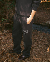 WARPED SWEATPANTS - BLACK