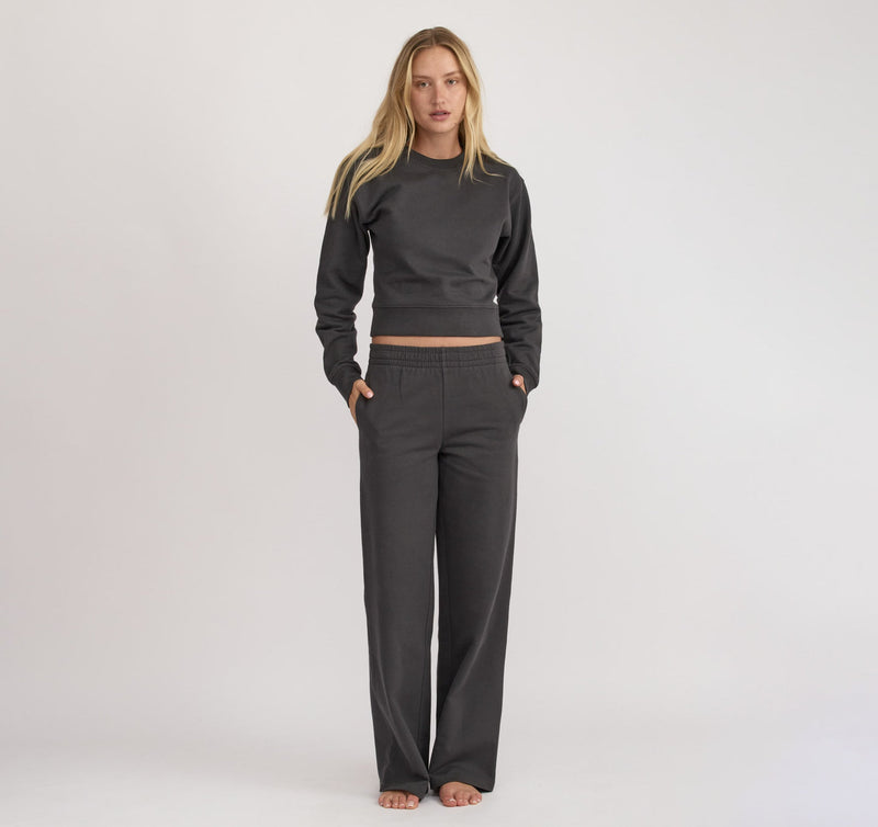 WEEKEND BOXY SWEATSHIRT - SLATE