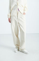 WOMEN'S BALLOON JEANS SNOPDOG - ECRU