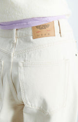 WOMEN'S BALLOON JEANS SNOPDOG - ECRU