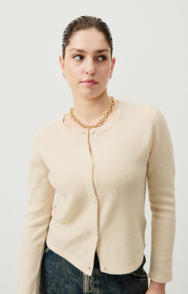 WOMEN'S CARDIGAN RAXOW - NUDE