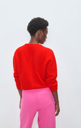WOMEN'S CARDIGAN VITOW - FRAISE