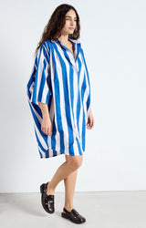 WOMEN'S DRESS OOZY - RAYURES OLYMPI
