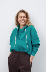 WOMEN'S HOODIE BOBYPARK - PEACOCK