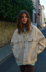 WOMEN'S JACKET SNOPDOG - ECRU