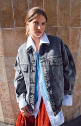 WOMEN'S JACKET YOPDAY - GREY SALT AND PEPPER