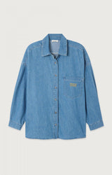 WOMEN'S SHIRT IZEWAY LS - MEDIUM BLUE