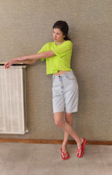 WOMEN'S T-SHIRT APOLY - CITRUS FLUO