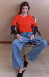 WOMEN'S T-SHIRT APOLY - FRAISE