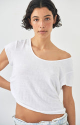 WOMEN'S T-SHIRT DUALY SS - BLANC