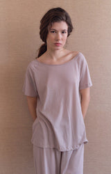 WOMEN'S T-SHIRT LALOOM - PRALINE