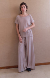 WOMEN'S T-SHIRT LALOOM - PRALINE