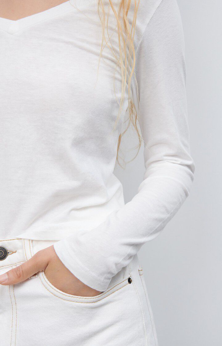 WOMEN'S T-SHIRT LS GAMIPY - WHITE