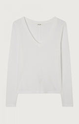 WOMEN'S T-SHIRT LS GAMIPY - WHITE