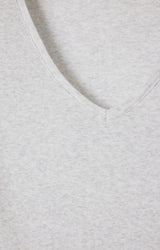 WOMEN'S T-SHIRT LS MASSACHUSETTS - HEATHER GREY