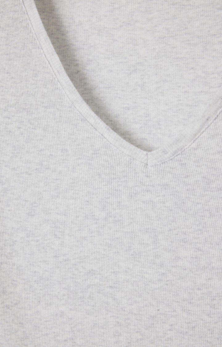 WOMEN'S T-SHIRT LS MASSACHUSETTS - HEATHER GREY