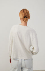 WOMEN'S T-SHIRT LS YPAWOOD - HEATHER GREY