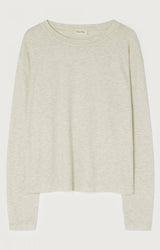 WOMEN'S T-SHIRT LS YPAWOOD - HEATHER GREY