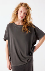 WOMEN'S T-SHIRT PYMAZ - VINTAGE CARBONE