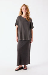 WOMEN'S T-SHIRT PYMAZ - VINTAGE CARBONE
