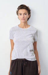 WOMEN'S T-SHIRT SONOMA SS - ARCTIQUE CHINE