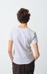 WOMEN'S T-SHIRT SONOMA SS - ARCTIQUE CHINE