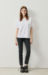 WOMEN'S T-SHIRT SS FIZVALLEY - WHITE