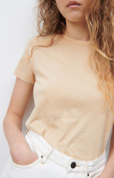 WOMEN'S T-SHIRT SS GAMIPY - SAND