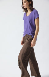 WOMEN'S T-SHIRT SS JACKSONVILLE - MYRTILLE VINTAGE