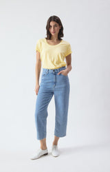 WOMEN'S T-SHIRT SS JACKSONVILLE - VANILLE VINTAGE