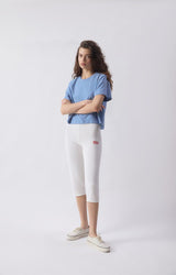 WOMEN'S T-SHIRT YPAWOOD - BLEU CHINE