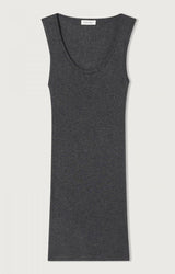 WOMEN'S TANK TOP MASSACHUSETTS - CHARCOAL MELANGE