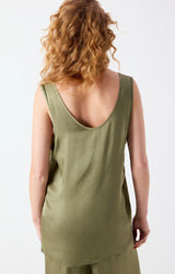 WOMEN'S TOP BOVALOW - EUCALYPTUS