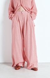 WOMEN'S TROUSERS RYFIR - RAYURES COQUELI