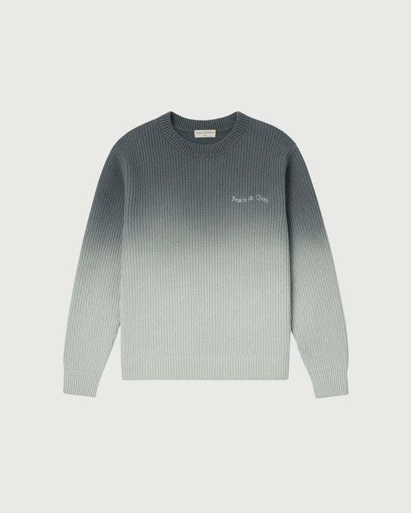 WORDMARK KNIT SWEATER - SLATE