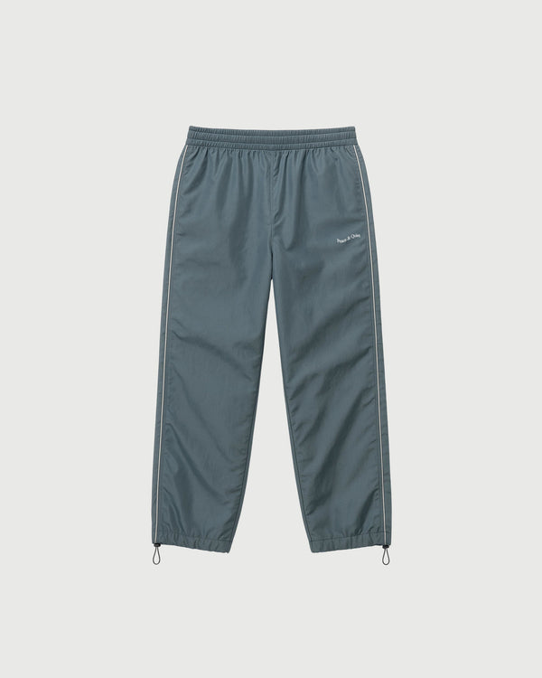 WORDMARK NYLON PANTS - SLATE