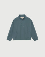 WORDMARK NYLON QUARTER ZIP - SLATE