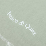 WORDMARK REVERSE STITCHED HOODIE - SAGE